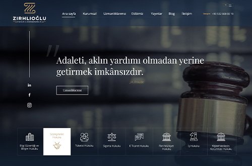 Hukuk Bürosu Web Sitesi