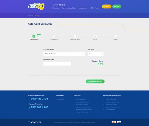 Autocard Web Sitesi